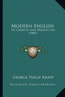 Book cover for Modern English Modern English