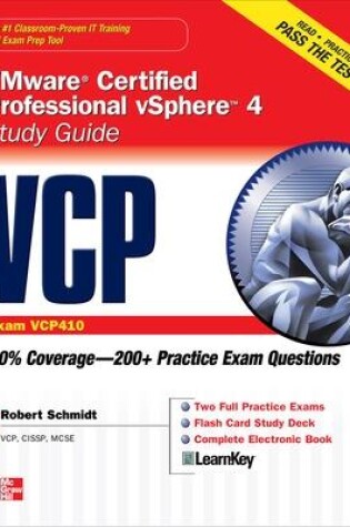 Cover of VCP VMware Certified Professional vSphere 4 Study Guide (Exam VCP410) with CD-ROM