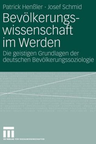 Cover of Bevoelkerungswissenschaft Im Werden