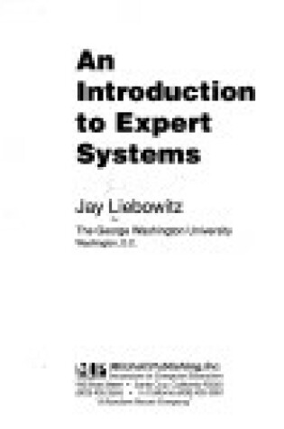 Cover of An Introduction to Expert Systems