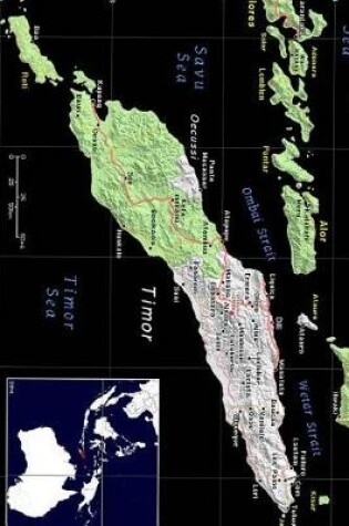 Cover of Modern Day Map of Timor Leste East Timor Journal