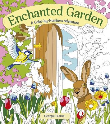 Book cover for Enchanted Garden: A Color-By-Numbers Adventure