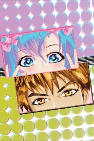 Cover of Manga Eyes Dotted Paperback Journal