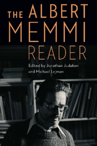 Cover of The Albert Memmi Reader