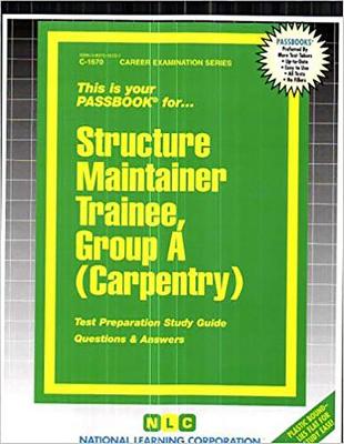 Book cover for Structure Maintainer Trainee, Group A (Carpentry)