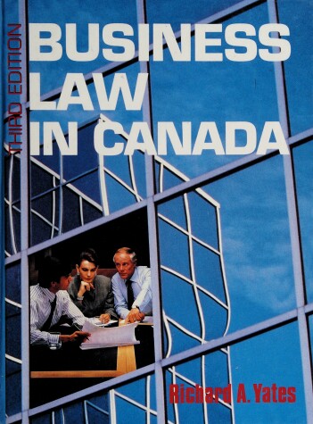 Book cover for Business Law Canada