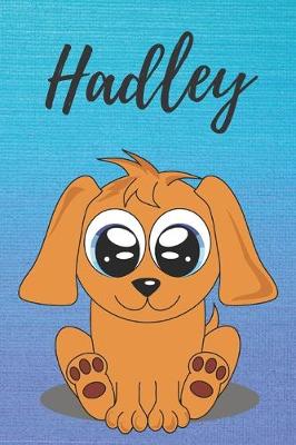 Book cover for Hadley dog coloring book / notebook / journal / diary