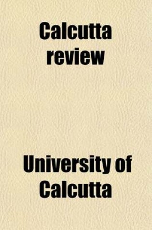 Cover of Calcutta Review (Volume 2; V. 23)