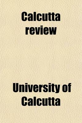 Book cover for Calcutta Review (Volume 2; V. 23)