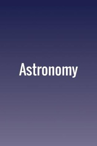 Cover of Astronomy