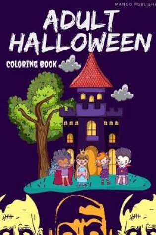 Cover of Adult Halloween Coloring Book