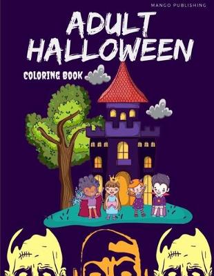 Cover of Adult Halloween Coloring Book