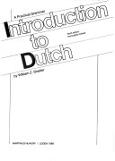 Book cover for Introduction to Dutch