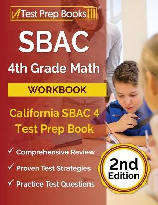 Book cover for SBAC 4th Grade Math Workbook