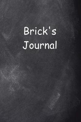 Cover of Brick Personalized Name Journal Custom Name Gift Idea Brick