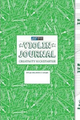 Cover of Violin Journal and Creativity Kickstarter (Green)