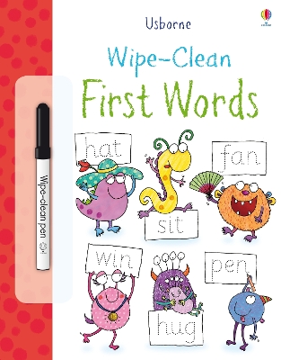 Book cover for Wipe-Clean First Words