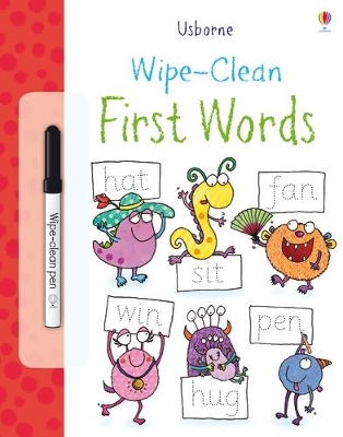 Book cover for Wipe-Clean First Words