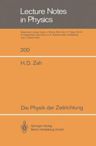 Cover of Die Physik Der Zeitrichtung