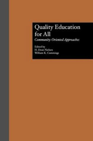 Cover of Quality Education for All: Community-Oriented Approaches