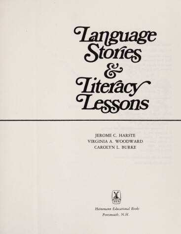 Book cover for Language Stories & Literacy Lessons