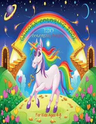 Book cover for Unicorn Coloring Book for Kids