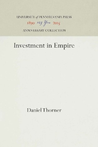 Cover of Investment in Empire