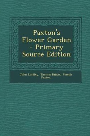 Cover of Paxton's Flower Garden