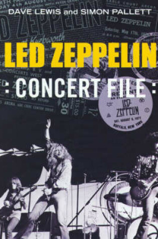 Cover of "Led Zeppelin" Concert File