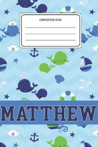 Cover of Composition Book Matthew