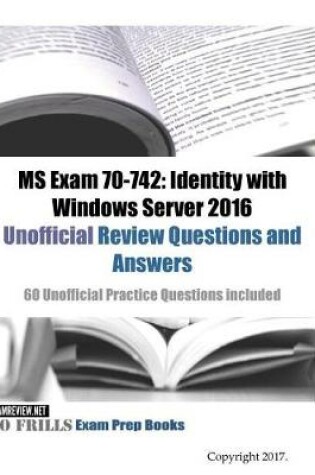 Cover of MS Exam 70-742