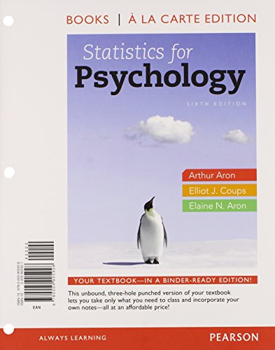 Book cover for Statistics for Psychology
