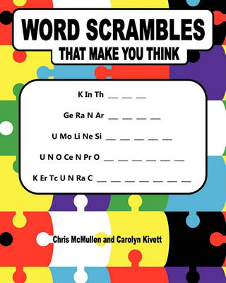 Book cover for Word Scrambles that Make You Think