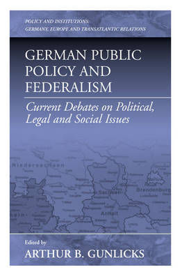 Book cover for German Public Policy and Federalism