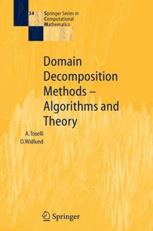 Cover of Domain Decomposition Methods - Algorithms and Theory