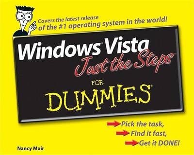 Book cover for Windows Vista Just the Steps for Dummies