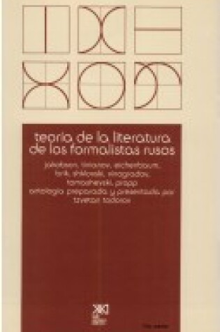 Cover of Teoria de La Literatura de Los Formalistas Rusos