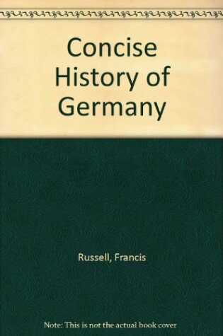 Cover of Concise History of Germany