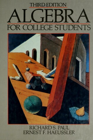 Cover of Algebra for College Students