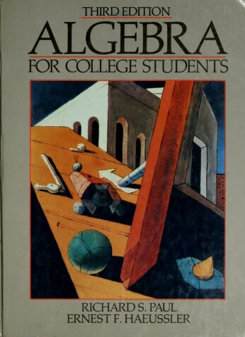 Book cover for Algebra for College Students