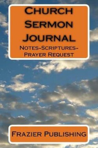 Cover of Church Sermon Journal
