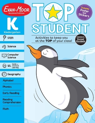 Cover of Top Student, Kindergarten Workbook