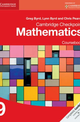 Cover of Cambridge Checkpoint Mathematics Coursebook 9