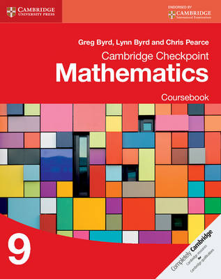 Book cover for Cambridge Checkpoint Mathematics Coursebook 9