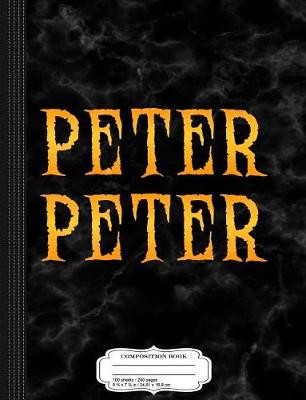 Book cover for Peter Peter Halloween Costume Composition Notebook