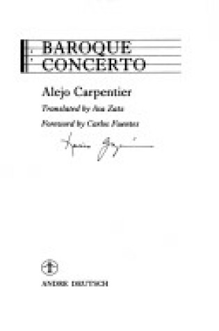 Cover of Baroque Concerto