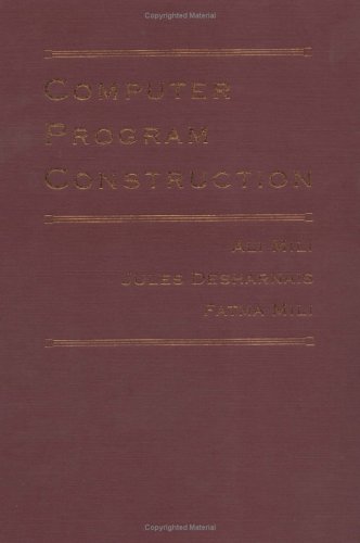 Book cover for Computer Program Construction