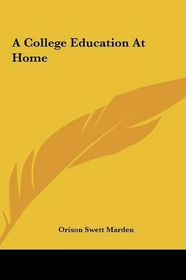 Book cover for A College Education at Home