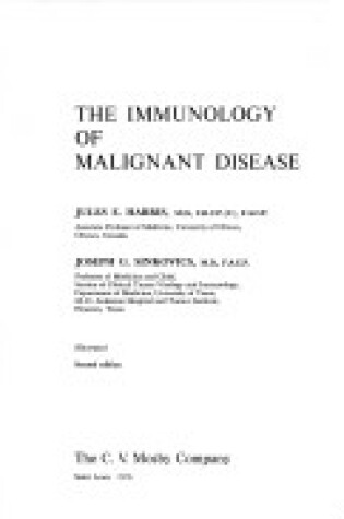 Cover of Immunology of Malignant Diseases