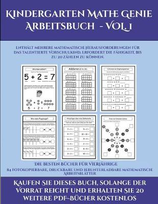 Book cover for Die besten Bucher fur Vierjahrige (Kindergarten Mathe Genie Arbeitsbuch - VOL. 1)